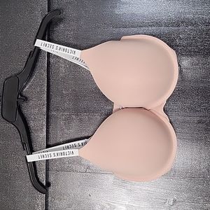Victoria's Secret T-Shirt Push-Up Bra, Size 36DDD, Nude
